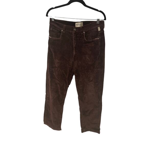 Versace Jeans Couture Men’s Brown Corderoy Style Pants Italy 35